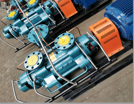 長沙天鵝工業泵股份有限公（gōng）司158°C高溫（wēn）高壓節能多級鍋爐（lú）給水泵出貨